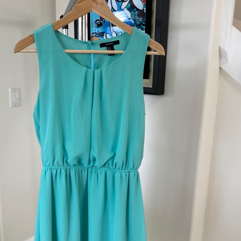 Forever21 Tiffany Blue Cocktail Dress in Size M